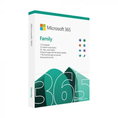 A 1 year licence of Microsoft 365 family edition.