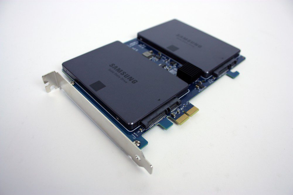Dual SSD RAID PCI-E Awesome speed at a great price