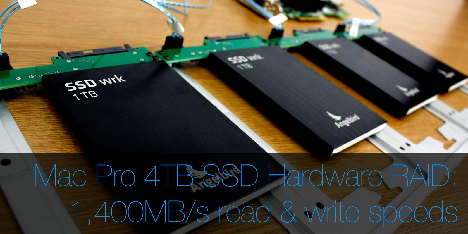 4TB Internal SSD RAID for the Mac Pro: 1,400MB/s striped SSD hardware RAID, capacity meets - MacFinder Blog