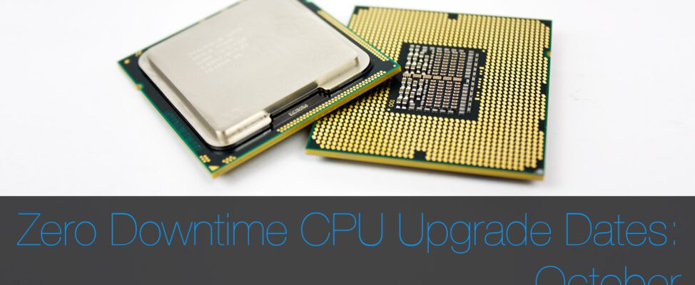 Mac Pro CPU Upgrade Zero Downtime October Dates