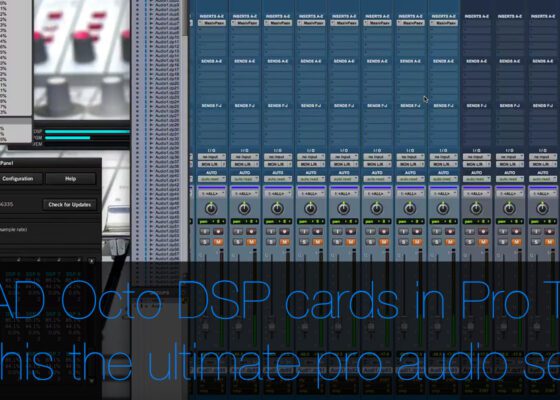 6 UAD OCTO DSP Accelerator Cards in 2010 Mac Pro