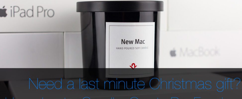 'New Mac' Candle