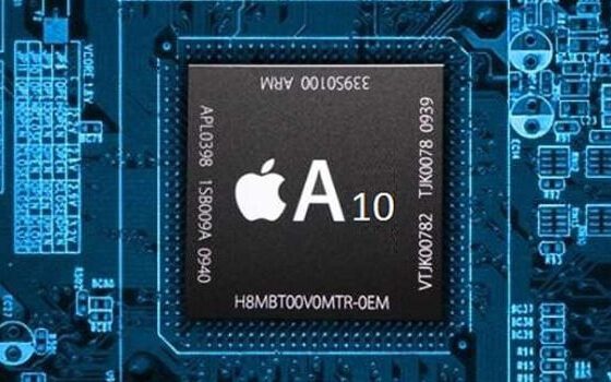 An Apple A10 Fusion chip