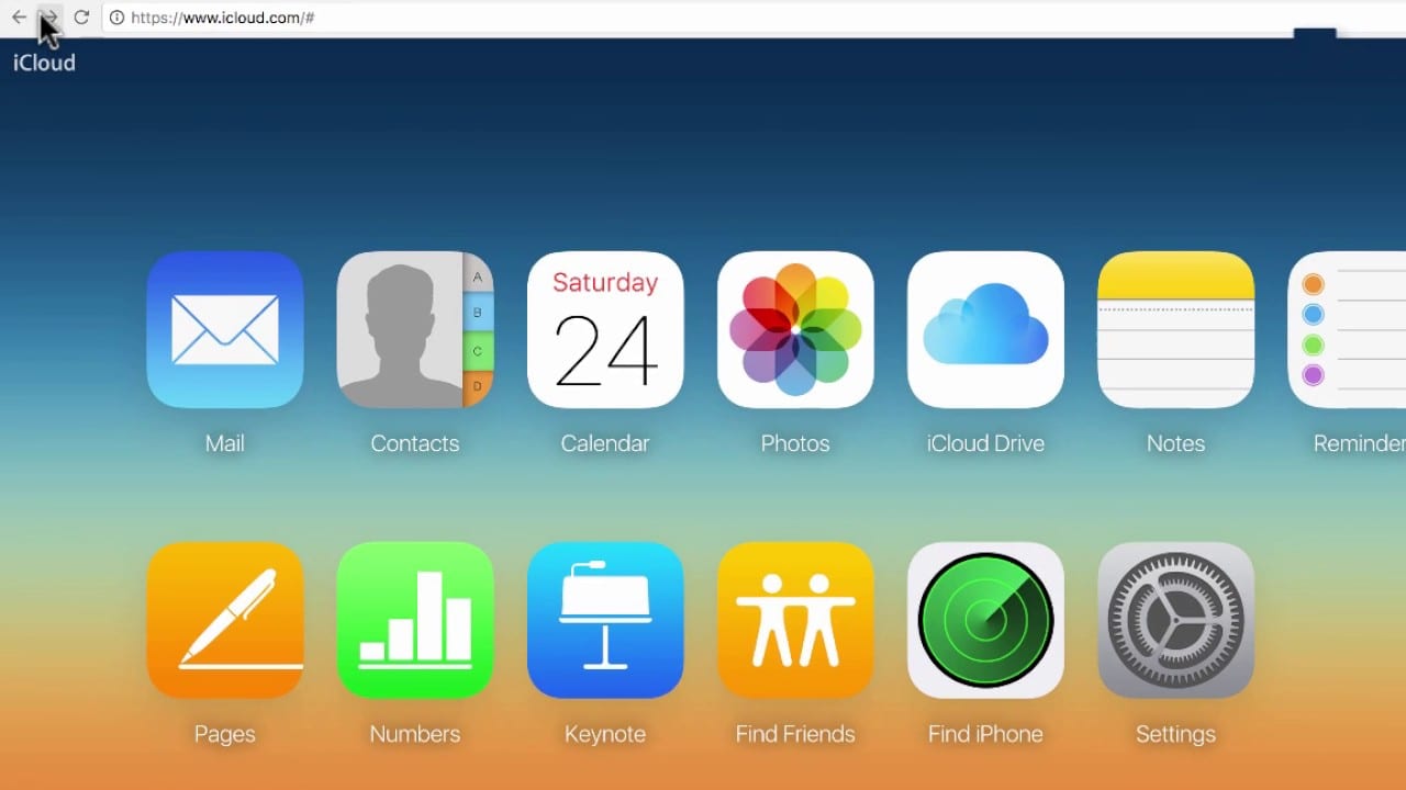 Apple iCloud Dashboard