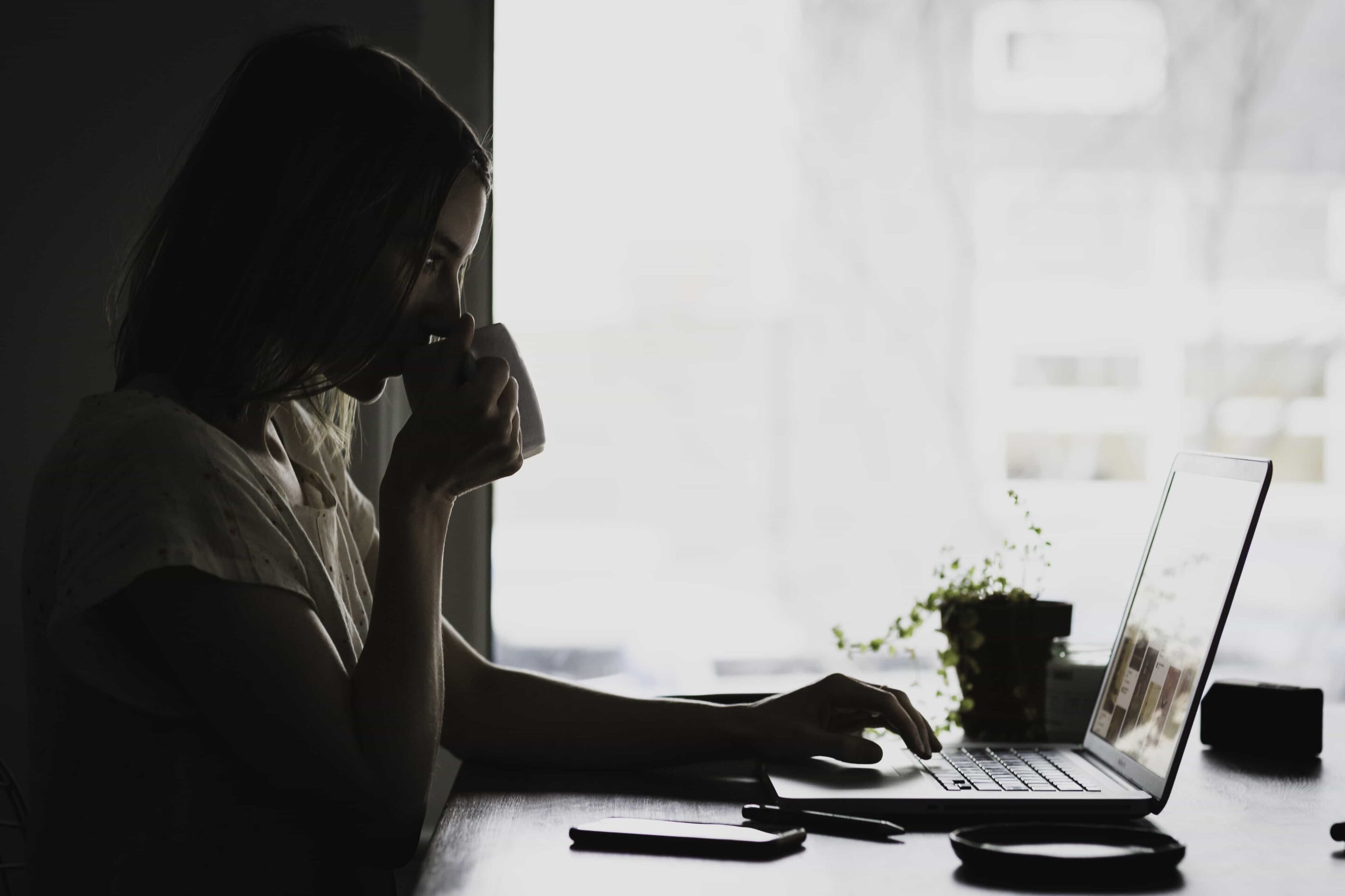 Women using macbook