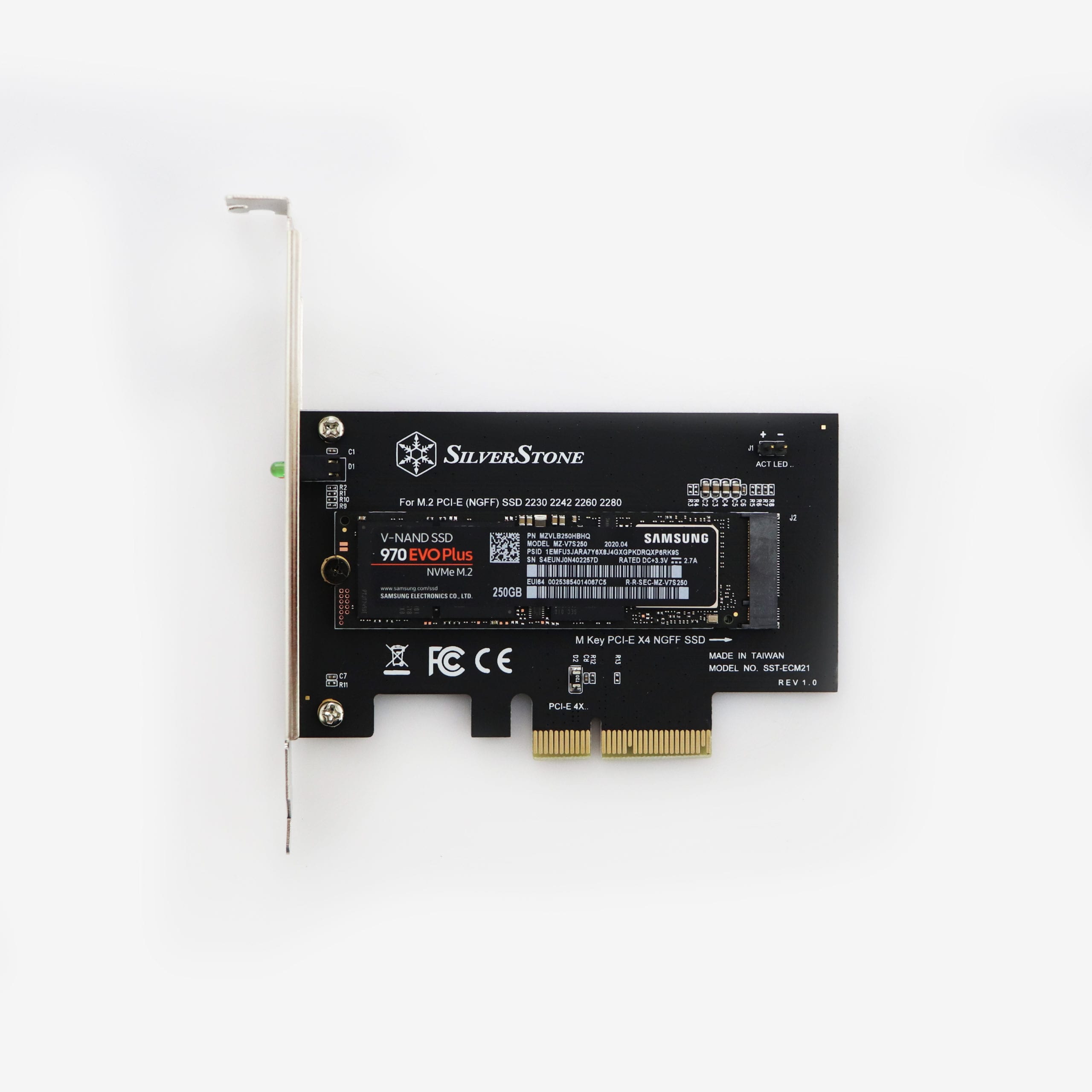 1 x Samsung Evo 970 Flash SSD For Mac Pro