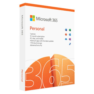 A 1 year licence of Microsoft 365 personal edition.