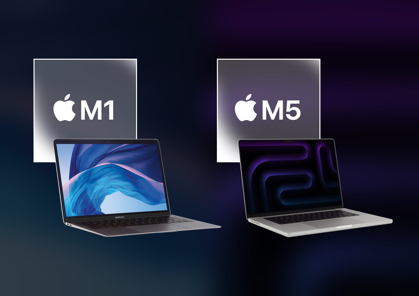 M1 vs M5 MacBook comparison