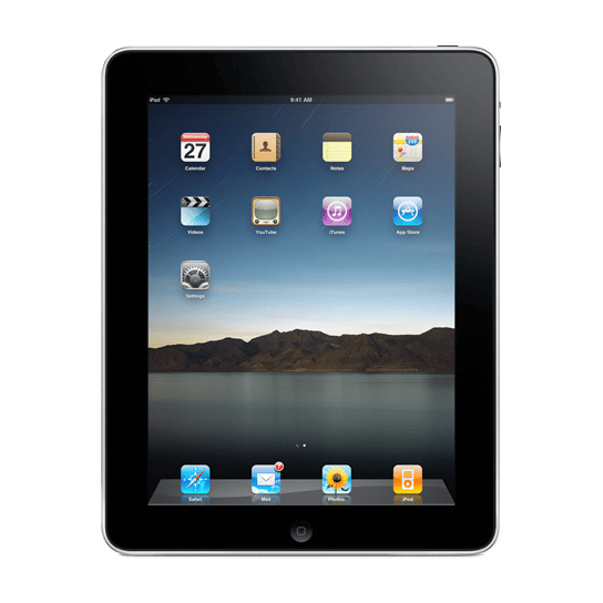 iPad (1st generation) — both variants front view